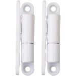 Deux jeux de charni�res de fen�tre sans entretien et � fonctionnement silencieux, mesurant 15 x 83 mm, ...
