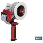 D�vidoir de ruban adh�sif en m�tal avec poign�e ergonomique