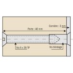 Corniere anti - effract. trad. 2m5 devismes