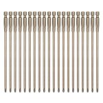 Lot de 20 embouts longs de visseuse à placo pr2 dewalt dt7207 - qz Lot de 20 embouts longs de visseuse à placo pr2 dewalt dt7207 - qz
