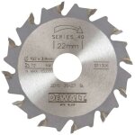 Accessoires - lame pour fraiseuse  lamelles, 105x22 mm, 12 dents dt1306 - dewalt