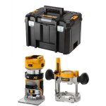 Dewalt - affleureuse défonceuse brushless 18v machine nue + coffret tstak - dcw604nt Dewalt - affleureuse défonceuse brushless 18v machine nue + coffret tstak - dcw604nt