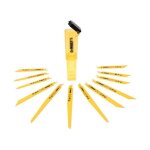 Coffret de 12 lames de scie sabre dewalt dt2445 - qz bi - mtal