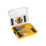 Dewalt - coffret de 43 embouts de vissage + 12 accessoires de per�age dt70757 - qz