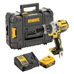 Dewalt ? perceuse � percussion 18v dcd996p1qw ? couple 95nm ? batterie xr li - ion 5. 0ah ? coffret de ...