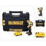 Dewalt dcf 850 visseuse � chocs sans fil 205nm 1 / 4  brushless 18v + 1x batterie 2, 0ah + coffret tstak ...