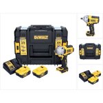 Dewalt dcf 892 p2t cl� � choc 18 v 813 nm 1 / 2'' brushless + 2x batterie 5, 0 ah + chargeur + tstak