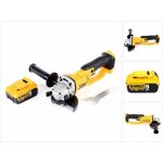 Dewalt - dcg 412 - 18 v 125 mm xr li - ion meuleuse sans fil + 1x batterie dcb 184 18 v 5 ah / 5000 mah ...