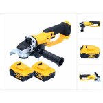 Dewalt - dcg 412 n meuleuse d'angle sans fil 18 v 125 mm + 2x batterie 5, 0 ah - sans chargeur Dewalt - dcg 412 n meuleuse d'angle sans fil 18 v 125 mm + 2x batterie 5, 0 ah - sans chargeur