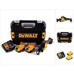 Dewalt - dcs 369 m2 scie sabre sans fil 18v + 2x batteries 4, 0 ah + chargeur + tstak