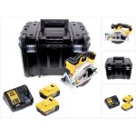 Dewalt - dcs 391 m2 scie circulaire sans fil 18 v 165 mm + 2x batterie 4, 0 ah + chargeur + lame + tstak ...