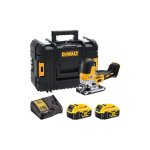 Dewalt - scie sauteuse 18v 2 batteries li - ion 5ah + chargeur + coffret tstak - dcs335p2
