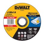 Disque  trononner l'inox 180x22, 2mm dewalt paisseur 1. 6 mm, moyeu plat