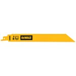 Lame de scie sabre bim 1z m�tal 228mm 10tpi dewalt 5 pi�ces