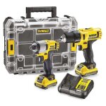 Dewalt - coffret dck211d2t perceuse visseuse boulonneuse � chocs 10, 8v 2, 0ah li - ion