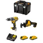 Dewalt kit dwk204 (dcd796 dcs369 2 x 2, 0 ah dcb107 tstak vi)