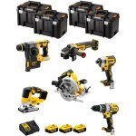 Dewalt kit dwk601t (dcd996 dch273 dcg405 dcf887 dcs334 dcs570 3 x 5, 0 ah dcb115 4 x tstak vi)