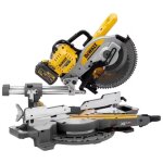 Dewalt - dcs727n scie  onglets radiale sans fil 54v xr flexvolt ?  250 mm ? brushless ? sans batterie ...