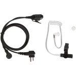 Dewin casque micro avec tube acoustique pour motorola dp1400 ep450 cp140 cp180 xtn446 bpr40 ep350 mp300 ...