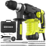 Dewinner marteau perforateur sds - plus, 5. 5j marteau de d�molition, 6 vitesses, 850rpm, 4400bpm, embrayage ...