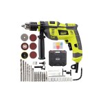 Dewinnner perceuse � percussion filaire 710w, 0 - 3300 rpm, mandrin de 0 - 13 mm, marteau et perceuse ...