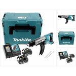 Makita - dfr 750 rmj visseuse automatique sans fil  magasin 18v 45 - 75mm + 2x batteries 4, 0ah + chargeur ...