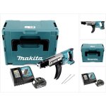Makita - dfr 750 rt1j visseuse automatique sans fil  magasin 18v 45 - 75mm + 1x batterie 5, 0ah + chargeur ...