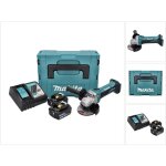 Dga 452 rgj meuleuse d'angle sans fil 18 v 115 mm + 2x batteries 6, 0 ah + chargeur + coffret makpac ...