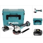 Dga 504 f1j 18 v 125 mm brushless meuleuse sans fil + coffret makpac + 1x batterie bl 1830 - sans chargeur ...