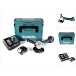 Dga 511 rt1j meuleuse d'angle san fil 18v 125mm brushless + 1x batterie 5, 0ah + chargeur + coffret makpac ...