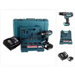 Dhp 482 stk perceuse - visseuse  percussion sans fil 18v 62nm + 1x batterie 5, 0ah + chargeur + 100x ...
