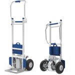 Diable lectrique escalier pliable - bavette 400x240mm - moteur amovible - charge max 210kg - dmeg210ma ...