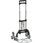Diable pour escalier 6 roues diable repliable 70 kg - poigne tlescopique - chariot de manutention pliable ...