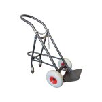 Diable - manutention - diable pour 1 bouteille - roues mousses increvables Ø260mm - sac120 - rinc Diable - manutention - diable pour 1 bouteille - roues mousses increvables Ø260mm - sac120 - rinc