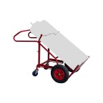 Diable - manutention - diable porte bouteille basculable - 2 grandes bouteille - roues pneumatiques - ...