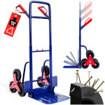 Deuba - diable repliable extensible charge max 200kg 6 roues chariot de transport pliable escalier Deuba - diable repliable extensible charge max 200kg 6 roues chariot de transport pliable escalier