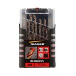 Diager - coffret de 25 forets mtaux cobalt - 707d