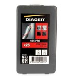 Diager - coffret mtal de 25 forets hss meuls de  1 a  13
