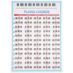 Diagramme d'accords de piano pour d�butants, exercices de doigt�, accessoires pour instrument 88 touches ...