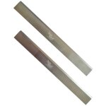 2 x fers de rechange pour raboteuse ou dgauchisseuse - lames de rabot raffutables - 200 x 20 x 2. 5 ...