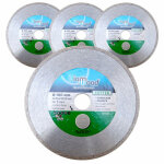 Diamwood - lot de 3 disques diamant 180 x al. 25, 4 / 22, 23 x ht. 5 mm carrelage, faence - cutter
