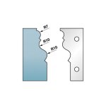 Jeu de 2 fers profilés ht. 90 x 5, 5 mm corniche n°2 m590. 302 pour porte - outils de toupie - acier ... Jeu de 2 fers profilés ht. 90 x 5, 5 mm corniche n°2 m590. 302 pour porte - outils de toupie - acier ...