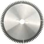 Diamwood - lame de scie circulaire bois alu hm finition pour scie � onglet - d�coupe parfaite - diam�tre ...