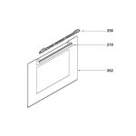 De dietrich - poignee assemblee rep 210 pour four as0033102