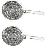 Diffuseur de chaleur pour plaque de cuisson, accessoire pour cuisini�re � gaz, lot de 2 diffuseurs de ...