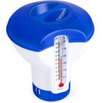 Diffuseur chlore piscine avec thermom�tre, distributeur flottant automatique, doseur de chlore pour piscine ...