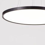 Digilamp - plafonnier led rond 50w extra - plat cct �600 mm, lampe superslim sceneswitch 3 ambiances ...