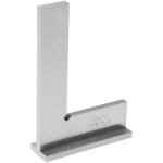 Din875 / 2 r�gle carr�e de machiniste de pr�cision r�gle d'angle en acier au carbone ing�nieur carr� ...