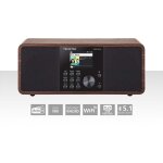 Dira s 24i radio stereo multifonctionnelle dab fm internet bluetooth bois 320269