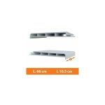 Direct fentres - appui fentre pvc blanc - l. 66 x l. 10, 5cm